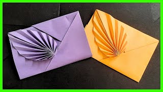 ⩥ Cómo hacer un SOBRE de papel FÁCIL y ELEGANTE  Origami PASO A PASO [upl. by Rucker345]