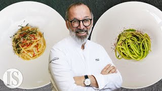 Aglio e olio originale vs gourmet con Norbert Niederkofler  AlpiNN [upl. by Dlarej]