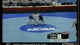 3 x NCAA Wrestling Champion Stephen Abas  Sr vs Iowa [upl. by Nevek]