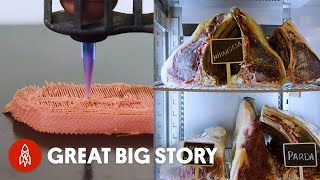 The Steakhouse Serving 3D Printed Vegan Meat [upl. by Primaveras]