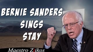 Bernie Sanders Singing Stay By Zedd Alessia Cara [upl. by Apul961]