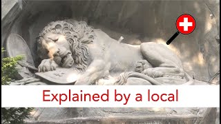 Why you should visit the Lion Monument in Lucerne  Switzerland History [upl. by Nalyr16]