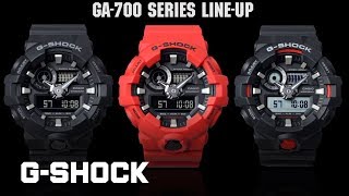 CASIO GSHOCK GA700 product video [upl. by Ecyar]