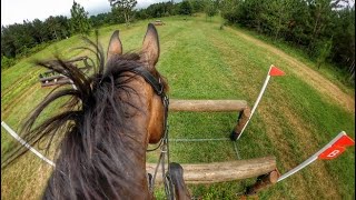 Helmet Cam Riot Gear 2021 Area III Intermediate Horse Championships [upl. by Ahsaf733]