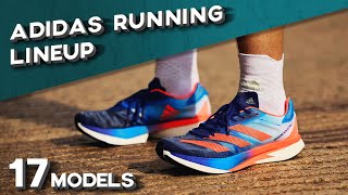 ADIDAS Running Lineup 2022 17 models Review and Comparison [upl. by Dewhirst]