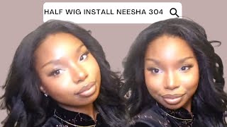 OUTRE NEESHA 304 HALFWIG  QUICK amp EASY TUTORIAL [upl. by Aeiram]