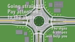 Navigating A MultiLane Roundabout [upl. by Mac]