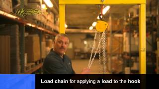 How a Chain Hoist Works  OZ Lifting Products [upl. by Inuat]