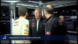 Discusión Jaime Alguersuari vs Helmut Marko subtitulada [upl. by Maite]