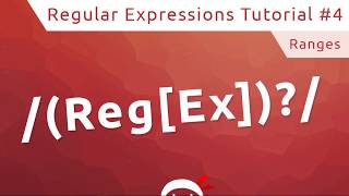 Regular Expressions RegEx Tutorial 4  Ranges [upl. by Araiek]