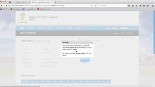 Cricclubs Site demo 11  How to claim your player profile [upl. by Einobe]