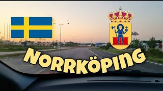 Kör bil i Norrköping  Driving in Norrkoping Sweden 2021 [upl. by Ledda36]