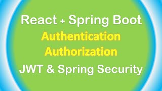 Spring Boot  React JWT Authentication amp Authorization with Spring Security example [upl. by Yanel]