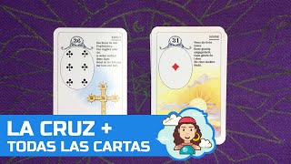 LA CRUZ LENORMAND COMBINACIONES DE CARTAS [upl. by Marih289]