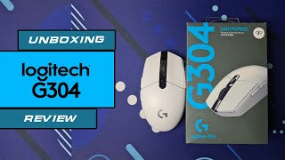 Logitech White G304 Wireless Gaming Mouse Unboxing and Review Tagalog [upl. by Alyahsal]