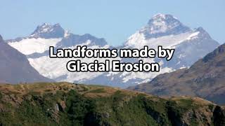 Glacial Processes and Landforms [upl. by Nillok]