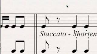 Staccato And Legato Explained [upl. by Anelah263]