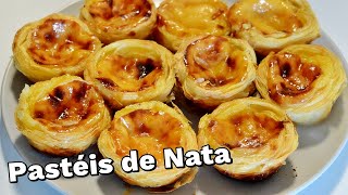 PASTEIS DE NATA  RECEITA TRADICIONAL DE PORTUGAL [upl. by Riamu134]