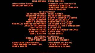 Jurrasic Park End Credits 1993 [upl. by Nonnaehr]