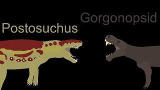 Postosuchus vs Gorgonopsid [upl. by Jameson128]