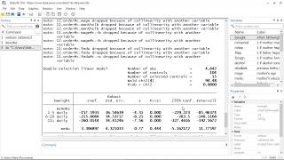 New in Stata 16 Lasso for inference [upl. by Eaves]