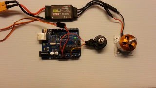 Control Brushless Motor Using Arduino [upl. by Ynohtnaleahcim]