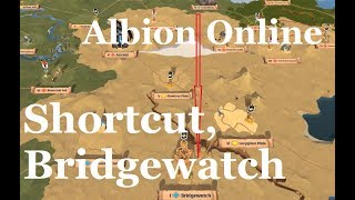 Albion Online  Caerleon to Bridgewatch fast almost safely [upl. by Aiekam190]