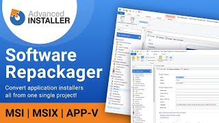 Advanced Installer Repackager [upl. by Siriso]