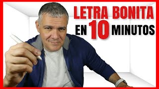 CÓMO MEJORAR TU LETRA Y TENER LETRA BONITA EN 10 MINUTOS [upl. by Trebma]