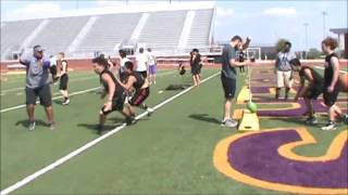 Defensive Line Drills and Techniques [upl. by Tinor]