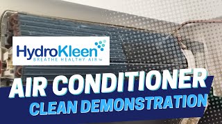 HydroKleen Air Conditioner Clean Demonstration [upl. by Annay204]