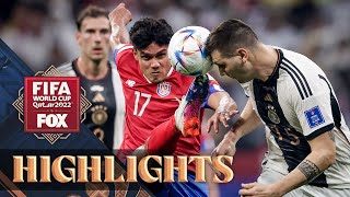 Costa Rica vs Germany Highlights  2022 FIFA World Cup [upl. by O'Gowan]