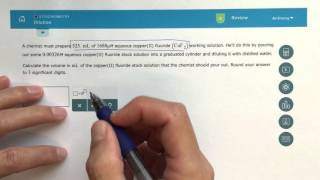 ALEKS  Conversion Factors  Dilution Problem [upl. by Kancler]