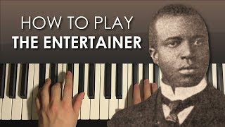 How To Play  THE ENTERTAINER  by Scott Joplin PIANO TUTORIAL LESSON [upl. by Emiline]