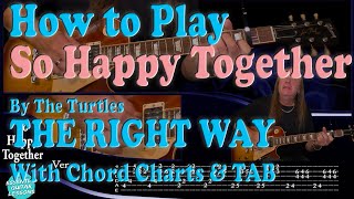 How To Play So Happy Together On Guitar [upl. by Jerrie]