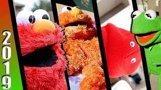 Kermit The Frog and Elmos NEW YEARS COMPILATION 2019 [upl. by Sidman886]