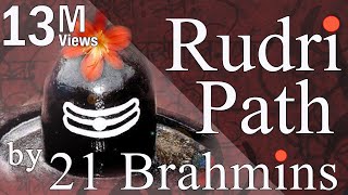 Vedic Chanting  Rudri Path by 21 Brahmins [upl. by Weksler781]