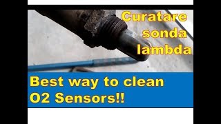 Curatare Sonda Lambda  Cleaning the O2 Sensor [upl. by Ennovihs]