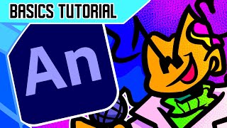 FNF Sprite Basics Tutorial  Adobe Animate Part 1 [upl. by Ahsanat]