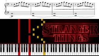 Stranger Things Theme  Piano Tutorial amp Sheet Music PDF [upl. by Ttam47]