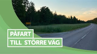 Ta körkort  Påfart till större väg [upl. by Starla]