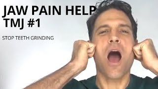 TMJ Exercises 1  Jaw Pain Help  Teeth Grinding [upl. by Brabazon]