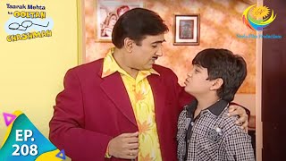 Taarak Mehta Ka Ooltah Chashmah  Episode 208  Full Episode [upl. by Nnarefinnej]