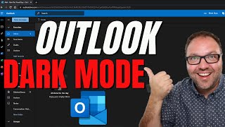 How to Turn On Outlook Dark Mode  Outlook Online [upl. by Orvan]