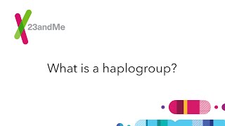 23andMe FAQ What is a haplogroup [upl. by Vina]