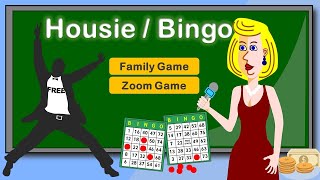 How to play Housie  Online game to play with friends  Family Housie  Tambola  Bingo  Housie [upl. by Durware]