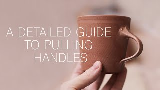 A Detailed Guide to Making Pulled Clay Pottery Handles [upl. by Aleusnoc306]