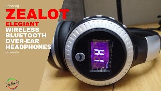 Zealot B19 ELEGIANT Wireless Bluetooth Headphones wMic Foldable Headset UNBOXINGREVIE [upl. by Hctub]