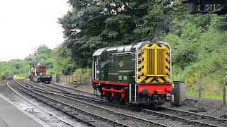 060PT 7714 and diesel shunter D3586 at work at Bridgnorth [upl. by Treborsemaj136]