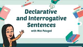 Declarative and Interrogative Sentences [upl. by Christmann]